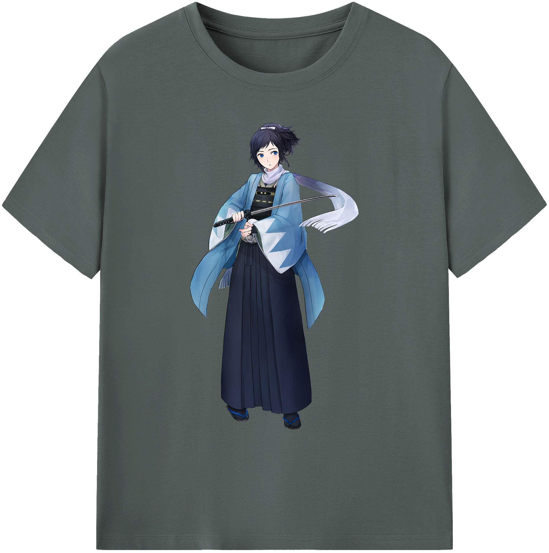 （画像用） 刀剣乱舞 Touken Ranbu 綿100％ メンズ半袖Tシャツ｜肌触りやわらか＆通気性